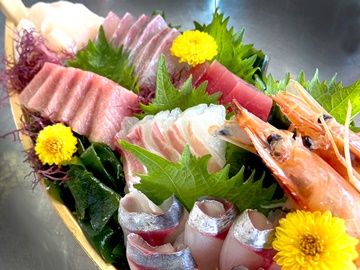 【夕食一例】新鮮なお魚をご用意しています