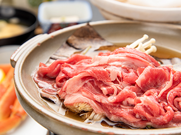 *【お料理一例】お肉陶板焼き