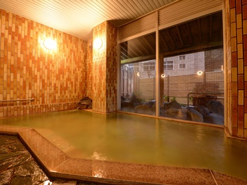 *【御利益風呂/大浴場】PH9.5の極上の硫黄泉はよく温まり、湯冷め知らず。