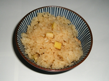 *【料理例】旬の筍ごはん！