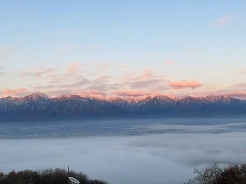 *絶景ツアー／早起きした人だけが見ることができる長峰山からの北アルプスパノラマビュー