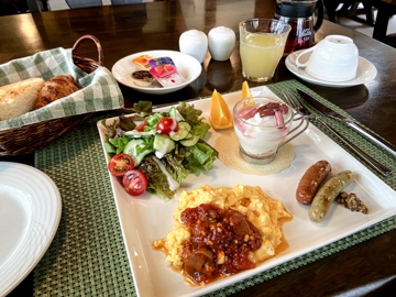 *ある日の朝食/彩り豊かなワンプレートモーニング